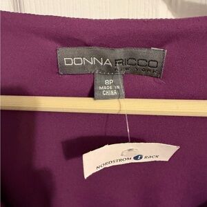 Donna Ricco Vibrant Purple Attire